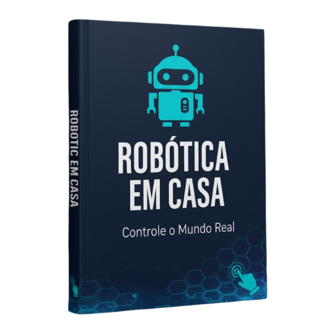 Mockup for the 'Robótica em Casa' bonus course